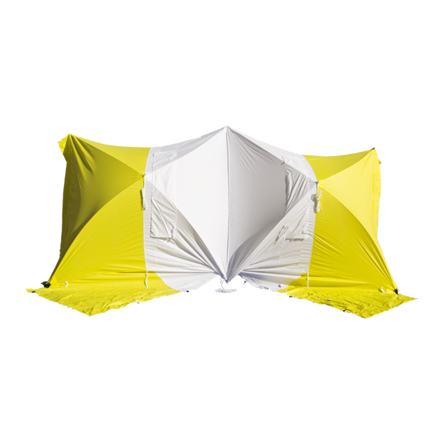 Pelsue 6508DRADSB Dual Entry Work Tent - 8'W x 8'L x 6.5'H - Each