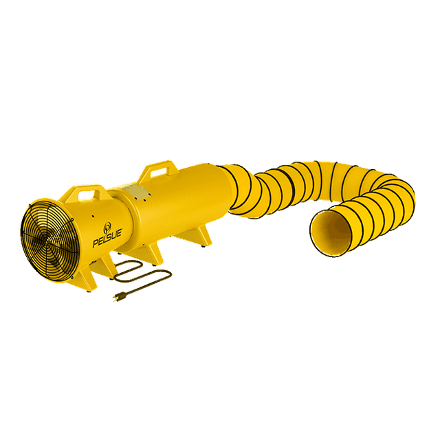 Thermoplastic Axial Blower with Canister